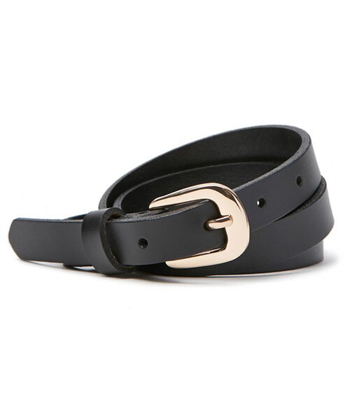 FOREVER 21（フォーエバー トゥエンティーワン）の「FOREVER 21+ Faux Leather Belt（ベルト・レディース・Black/Brown・MED/LG/SM/MED/XS/S）」の4枚目の写真