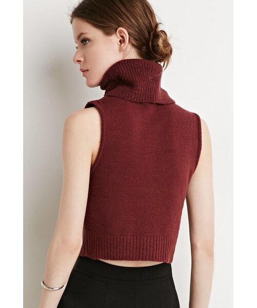 FOREVER 21(フォーエバー トゥエンティーワン)の「FOREVER 21 Turtle Neck Sweater Vest(ニット/セーター・レディース・Black/Brown/Beige・X-Small/Small/Medium/Large)」の8枚目の写真