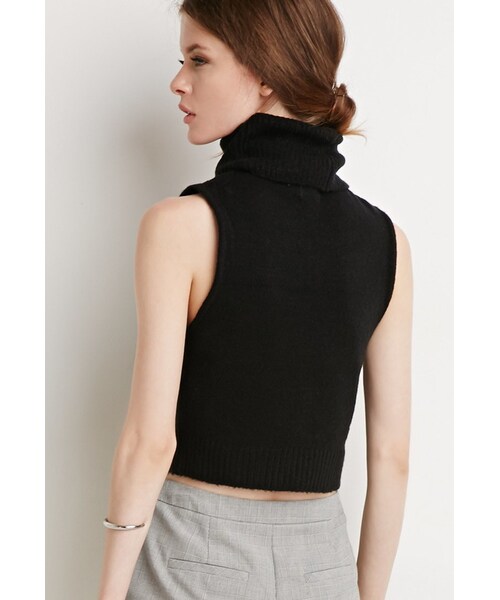 FOREVER 21(フォーエバー トゥエンティーワン)の「FOREVER 21 Turtle Neck Sweater Vest(ニット/セーター・レディース・Black/Brown/Beige・X-Small/Small/Medium/Large)」の15枚目の写真