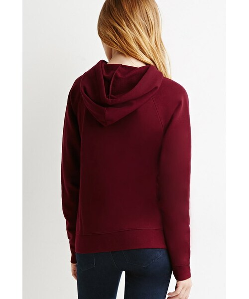 FOREVER 21(フォーエバー トゥエンティーワン)の「FOREVER 21 Classic Fleece Hoodie(スウェット・レディース・Black/Pink/Red/Blue・Small/Medium/Large)」の13枚目の写真