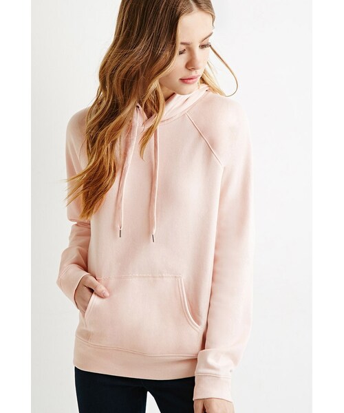 FOREVER 21(フォーエバー トゥエンティーワン)の「FOREVER 21 Classic Fleece Hoodie(スウェット・レディース・Black/Pink/Red/Blue・Small/Medium/Large)」の3枚目の写真