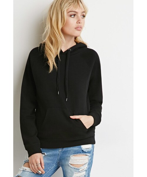 FOREVER 21(フォーエバー トゥエンティーワン)の「FOREVER 21 Classic Fleece Hoodie(スウェット・レディース・Black/Pink/Red/Blue・Small/Medium/Large)」の10枚目の写真