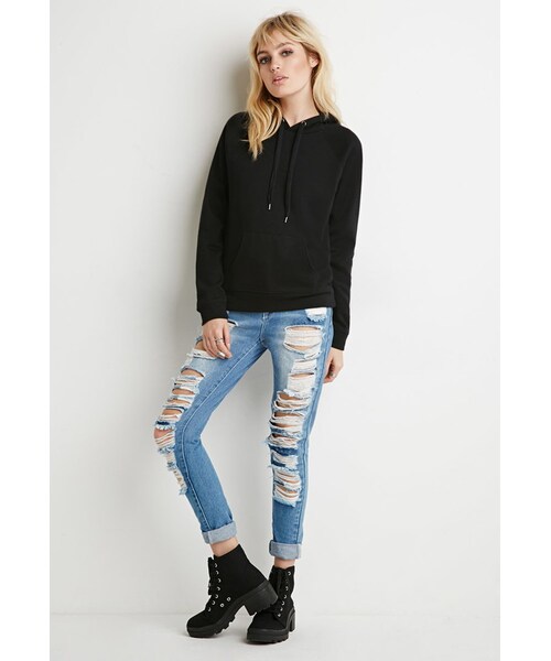 FOREVER 21(フォーエバー トゥエンティーワン)の「FOREVER 21 Classic Fleece Hoodie(スウェット・レディース・Black/Pink/Red/Blue・Small/Medium/Large)」の17枚目の写真