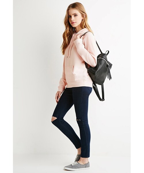 FOREVER 21(フォーエバー トゥエンティーワン)の「FOREVER 21 Classic Fleece Hoodie(スウェット・レディース・Black/Pink/Red/Blue・Small/Medium/Large)」の15枚目の写真