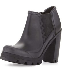 HUNTER | Hunter Boot Original High-Heel Rubber Boot, Black(ブーツ)