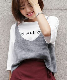 DHOLIC | ハイゲージニットキャミソール(キャミソール)