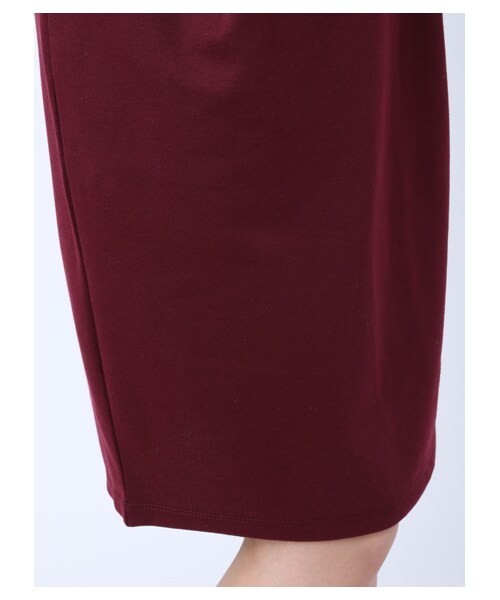 earth music&ecology（アースミュージックアンドエコロジー）の「タイトスカート（スカート・杢グレー/ブラック/ボルドー/カーキ/ダークグリーン・S/M）」の10枚目の写真