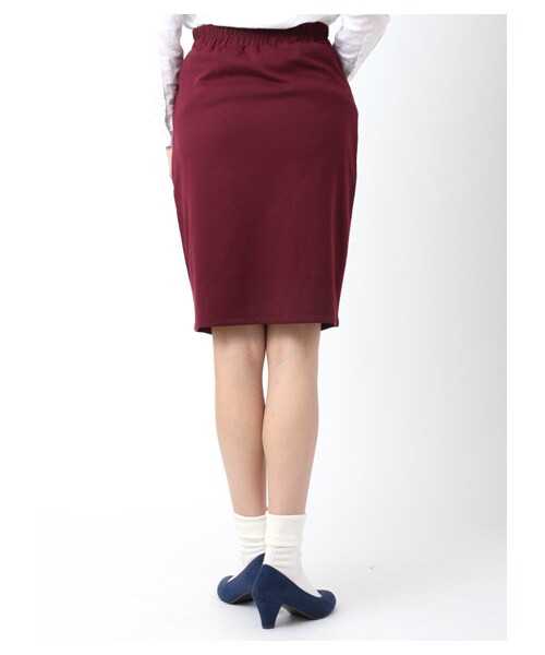 earth music&ecology（アースミュージックアンドエコロジー）の「タイトスカート（スカート・杢グレー/ブラック/ボルドー/カーキ/ダークグリーン・S/M）」の8枚目の写真