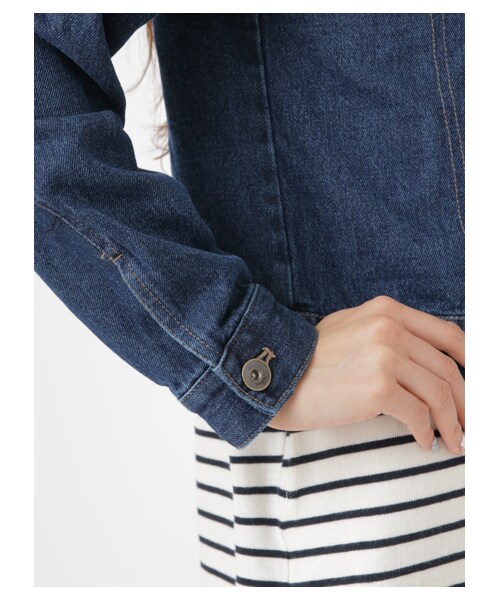 Green Parks(グリーンパークス)の「Aジージャン(ジャケット/アウター・インディゴ/ダークインディゴ・M/L)」の7枚目の写真