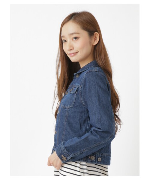 Green Parks(グリーンパークス)の「Aジージャン(ジャケット/アウター・インディゴ/ダークインディゴ・M/L)」の4枚目の写真