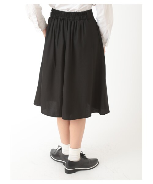 E hyphen world gallery（イーハイフンワールドギャラリー）の「・ジョーゼットタックミディアムパンツ（パンツ・ブラック/グレーベージュ/ネイビー・F）」の6枚目の写真