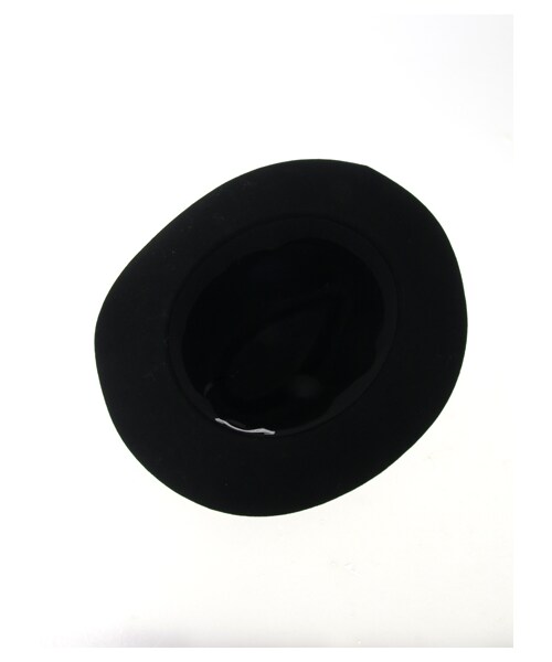 E hyphen world gallery(イーハイフンワールドギャラリー)の「ツバ長フェルトハット(帽子・ブラック/キャメル・F)」の8枚目の写真