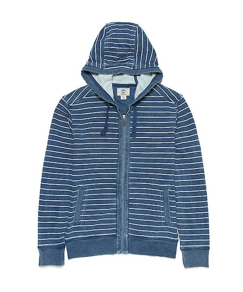 Timberland(ティンバーランド)の「ウェイツリバー フルジップフーディー(パーカー・メンズ・958ヴィンテージウォッシュ・XS/S/M/L/XL/XXL)」の1枚目の写真