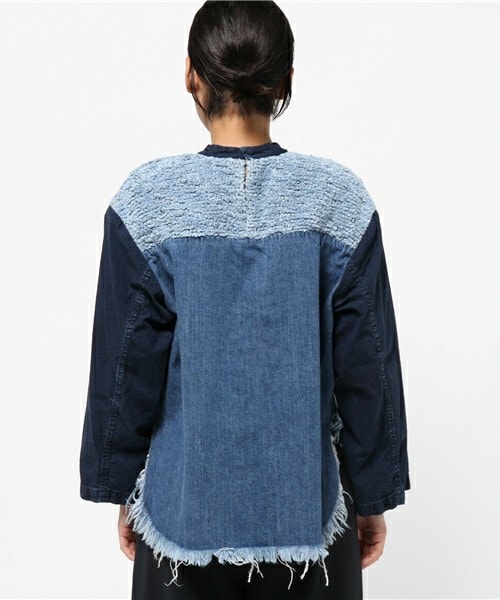 mame（マメ）の「mame デニムトップス（Tシャツ/カットソー）」 - WEAR 