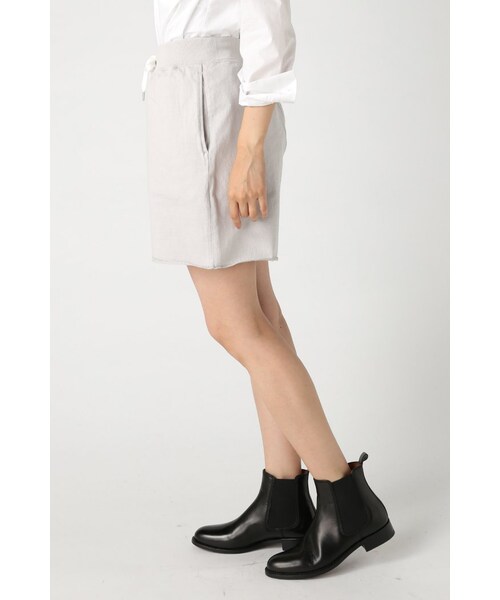 IENA（イエナ）の「AURALEE FOR IENA ウエストゴムショートパンツ（パンツ・レディース・グレー/グレーA・36/38）」の6枚目の写真