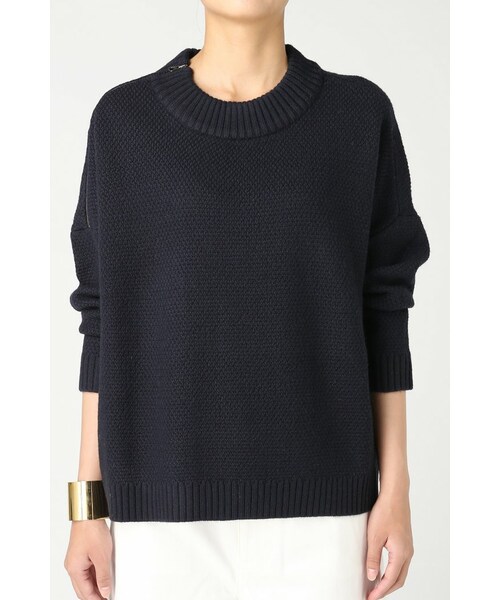 L'Appartement（アパルトモン）の「KLOKE SHOULDER ZIP KNIT
