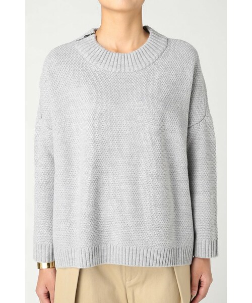 L'Appartement（アパルトモン）の「KLOKE SHOULDER ZIP KNIT