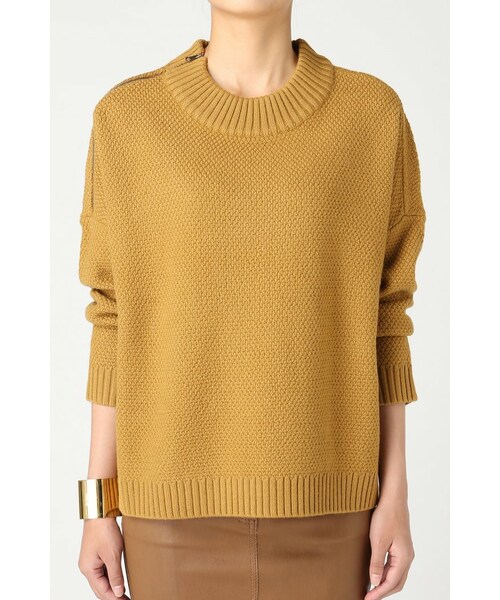 L'Appartement（アパルトモン）の「KLOKE SHOULDER ZIP KNIT