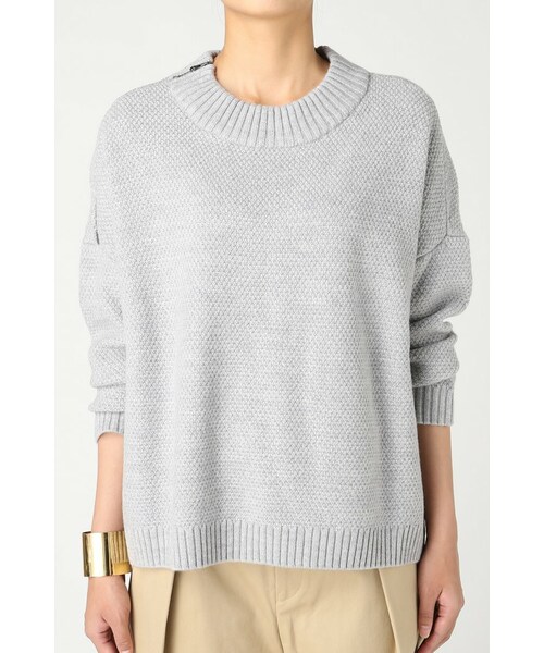 L'Appartement（アパルトモン）の「KLOKE SHOULDER ZIP KNIT
