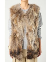 L'Appartement(アパルトモン)の「Shacha Raccon Fur VEST ラクーン L'Appartement(アパルトモン)の「Shacha Raccon Fur VEST ラクーン