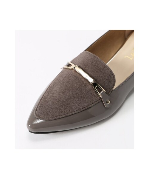 LE TALON（ルタロン）の「2CMポインテッドローファー（シューズ・レディース・ブラック/ブラック A/グレー・35.5/36/36.5/37/37.5/38）」の7枚目の写真