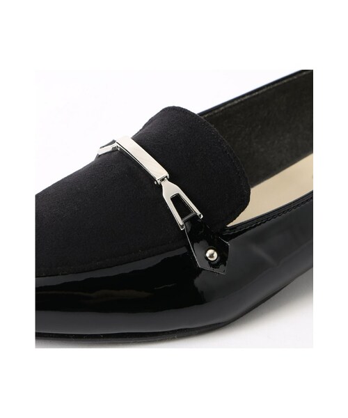 LE TALON（ルタロン）の「2CMポインテッドローファー（シューズ・レディース・ブラック/ブラック A/グレー・35.5/36/36.5/37/37.5/38）」の11枚目の写真