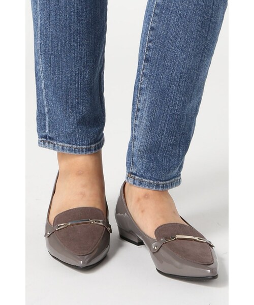 LE TALON（ルタロン）の「2CMポインテッドローファー（シューズ・レディース・ブラック/ブラック A/グレー・35.5/36/36.5/37/37.5/38）」の14枚目の写真