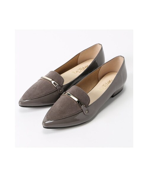 LE TALON（ルタロン）の「2CMポインテッドローファー（シューズ・レディース・ブラック/ブラック A/グレー・35.5/36/36.5/37/37.5/38）」の4枚目の写真