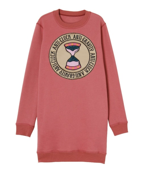 PAMEO POSE(パメオポーズ)の「ANTI-CLOCK ANTI-GRAVITY ONEPIECE(ワンピース・レディース・グレー/ブラック/レッド・F)」の3枚目の写真