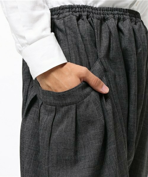 GOMME HOMME（ゴムオム）の「サイドドロップサルエルパンツ