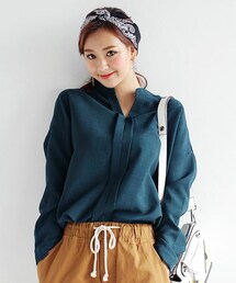 DHOLIC | オータムカラーVスリットブラウス(シャツ/ブラウス)