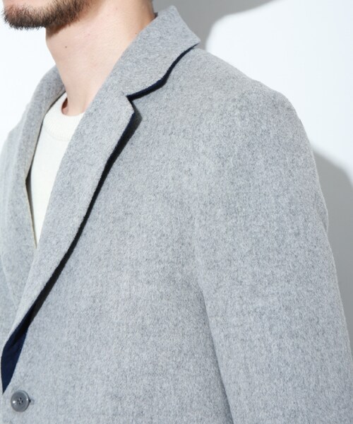 DISCOVERED（ディスカバード）の「ロングジャケットコート（その他・メンズ・BRN/GRY・1/2）」の7枚目の写真