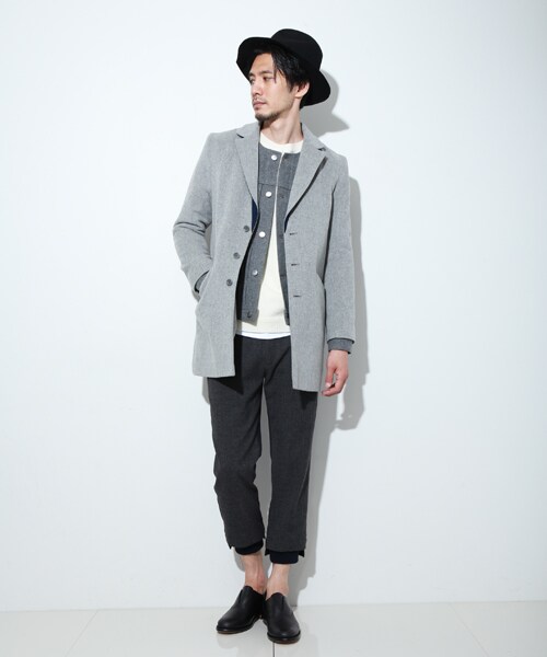 DISCOVERED（ディスカバード）の「ロングジャケットコート（その他・メンズ・BRN/GRY・1/2）」の11枚目の写真