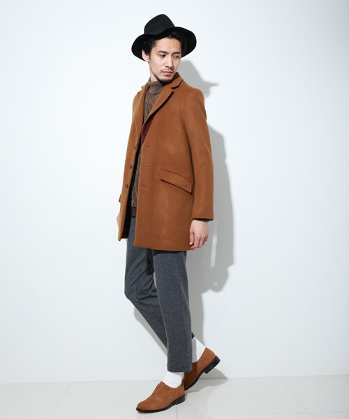 DISCOVERED（ディスカバード）の「ロングジャケットコート（その他・メンズ・BRN/GRY・1/2）」の12枚目の写真