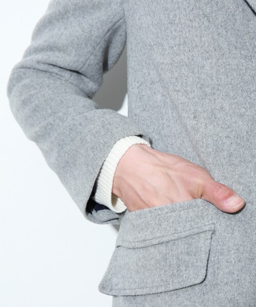 DISCOVERED（ディスカバード）の「ロングジャケットコート（その他・メンズ・BRN/GRY・1/2）」の8枚目の写真