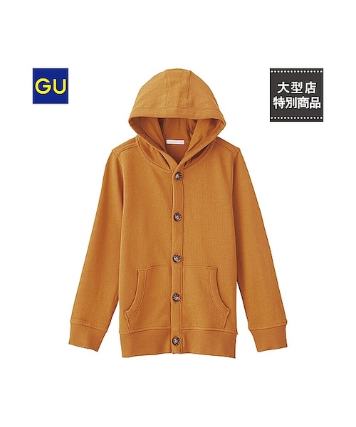gu-min様 GU（ジーユー）の「（GU）フロントボタンスウェットパーカ（長袖