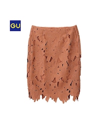 GU | （GU）レースタイトスカート(スカート)
