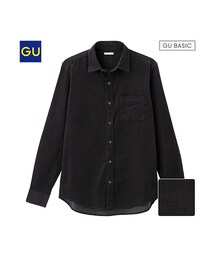 GU | (GU)コーデュロイシャツ(長袖)(トップス)