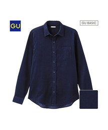 GU | （GU）コーデュロイシャツ（長袖）(トップス)
