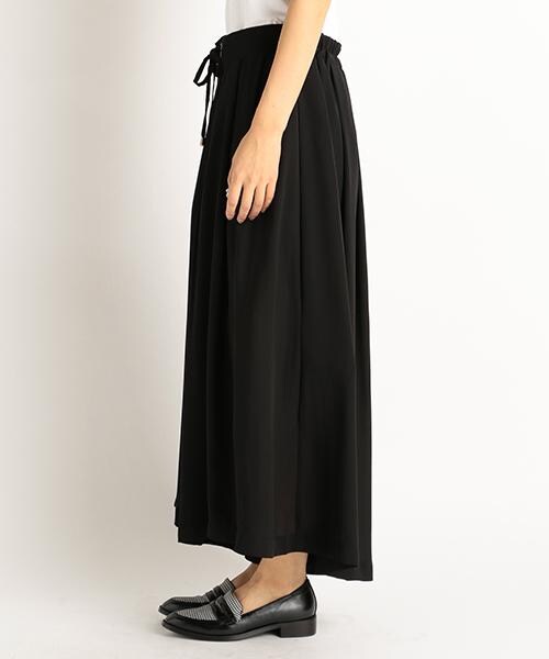 RAY CASSIN（レイカズン）の「レースアップガウチョパンツ（パンツ・レディース・ブラック/ブルー/カーキ/ピンク・FREE）」の5枚目の写真