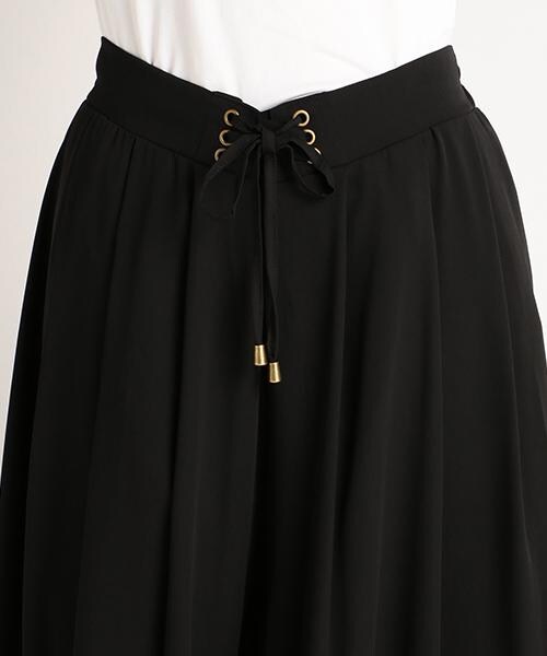 RAY CASSIN（レイカズン）の「レースアップガウチョパンツ（パンツ・レディース・ブラック/ブルー/カーキ/ピンク・FREE）」の7枚目の写真