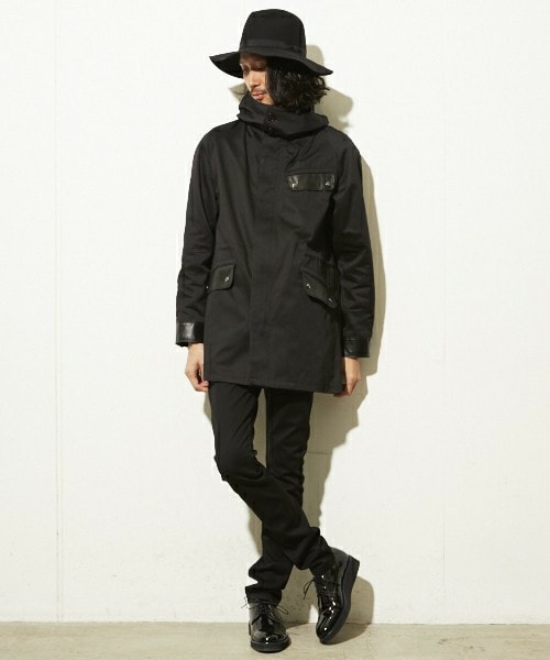 diet butcher slim skin ブラックレザーコート DIET BUTCHER（ダイエットブッチャー）の「DIET BUTCHER SLIM SKIN