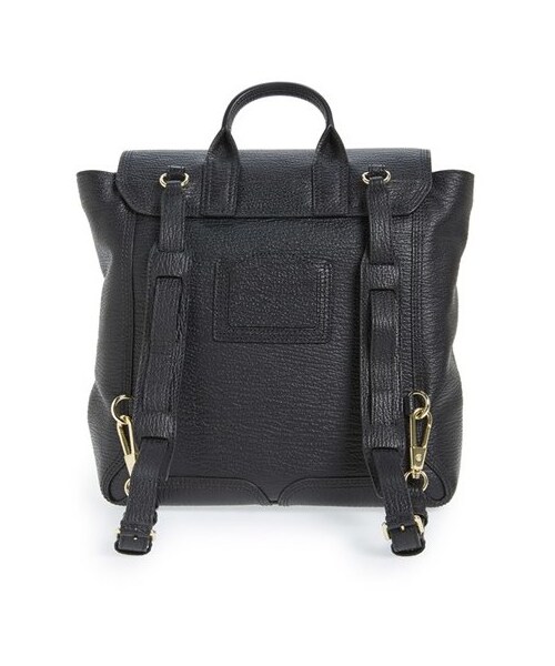 W37xH30xD123.1 PHILLIP LIM Leather Satchel Backpack