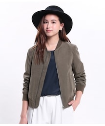 ROPE' PICNIC | リブつきジップアップブルゾン(ジャケット/アウター)