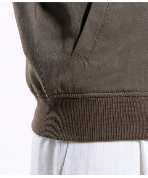 ROPE' PICNIC（ロペピクニック）の「リブつきジップアップブルゾン（ジャケット/アウター・レディース・ブラック/カーキ・38/40）」の10枚目の写真