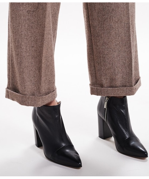 ROPE' PICNIC（ロペピクニック）の「ヘリンボーンWワイドパンツ（パンツ・レディース・グレー系/ベージュ系・36/38/40）」の9枚目の写真