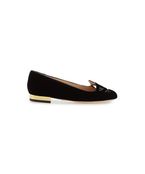 Charlotte Olympia(シャーロットオリンピア)の「Charlotte Olympia 'Kitty' Flat (Women)(シューズ・レディース・Black・35 EU/36 EU/38 EU/38.5 EU/39 EU/40 EU)」の4枚目の写真