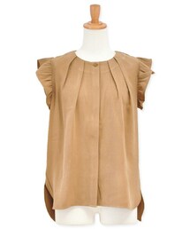 flower | tuck frill top ～タックフリルトップ(シャツ/ブラウス)