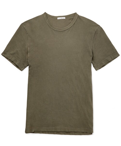 JAMES PERSE(ジェームスパース)の「James Perse Crew Neck Cotton-Jersey T-Shirt(Tシャツ/カットソー・メンズ・Blue/Black/Gray/Green/Orange/White・3/2/1/4/5)」の4枚目の写真
