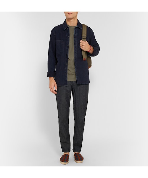 JAMES PERSE(ジェームスパース)の「James Perse Crew Neck Cotton-Jersey T-Shirt(Tシャツ/カットソー・メンズ・Blue/Black/Gray/Green/Orange/White・3/2/1/4/5)」の12枚目の写真